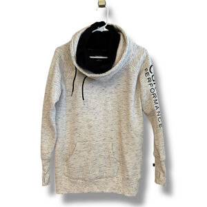 Calvin Klein Performance Women's Large Funnel Neck Logo Sweatshirt Activewear